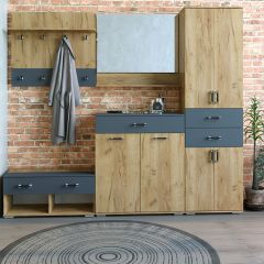 Шкаф с ящиками НКМ Бостон Секция 6 в Нефтекамске - neftekamsk.mebel24.online | фото 2