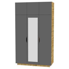 Шкаф с зеркалом "Аврора (H21_M)" в Нефтекамске - neftekamsk.mebel24.online | фото 19