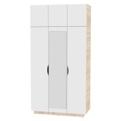Шкаф с зеркалом "Аврора (H23_M)" в Нефтекамске - neftekamsk.mebel24.online | фото