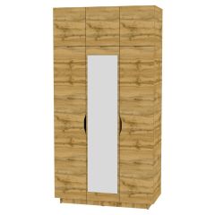 Шкаф с зеркалом "Аврора (H23_M)" в Нефтекамске - neftekamsk.mebel24.online | фото 18