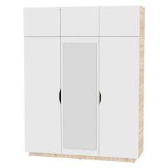Шкаф с зеркалом "Аврора (H29_M)" в Нефтекамске - neftekamsk.mebel24.online | фото 3
