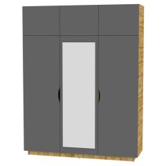 Шкаф с зеркалом "Аврора (H29_M)" в Нефтекамске - neftekamsk.mebel24.online | фото 19