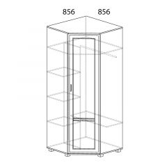 Шкаф угловой №243 Белла в Нефтекамске - neftekamsk.mebel24.online | фото 2