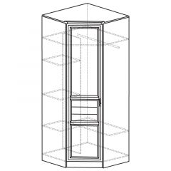 Шкаф угловой 50 Лира Нортон светлый (угол 854х854) в Нефтекамске - neftekamsk.mebel24.online | фото 2