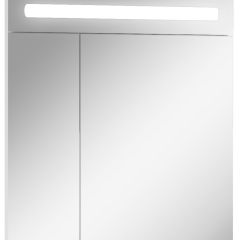 Шкаф-зеркало Аврора 65 с подсветкой LED Домино (DV8006HZ) в Нефтекамске - neftekamsk.mebel24.online | фото