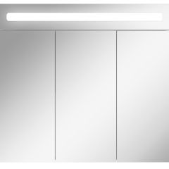 Шкаф-зеркало Аврора 80 с подсветкой LED Домино (DV8009HZ) в Нефтекамске - neftekamsk.mebel24.online | фото 4