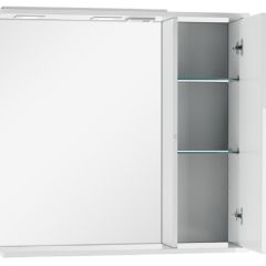 Шкаф-зеркало Charlie 80 правый Домино (DCh2520HZ) в Нефтекамске - neftekamsk.mebel24.online | фото 2