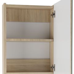 Шкаф-зеркало Мечта 50 Дуб сонома АЙСБЕРГ (DM2318HZ) в Нефтекамске - neftekamsk.mebel24.online | фото 2