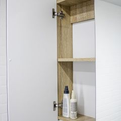 Шкаф-зеркало Мечта 60 Дуб сонома АЙСБЕРГ (DM2319HZ) в Нефтекамске - neftekamsk.mebel24.online | фото 7