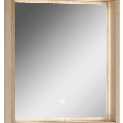 Шкаф-зеркало Nice 60 с подсветкой Домино (DN4706HZ) в Нефтекамске - neftekamsk.mebel24.online | фото