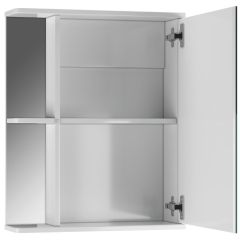 Шкаф-зеркало Норма 1-55 правый АЙСБЕРГ (DA1604HZ) в Нефтекамске - neftekamsk.mebel24.online | фото 2