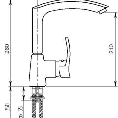 Смеситель MS-002 в Нефтекамске - neftekamsk.mebel24.online | фото 3