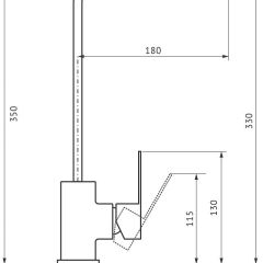 Смеситель MS-012 в Нефтекамске - neftekamsk.mebel24.online | фото 2