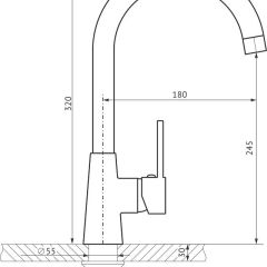 Смеситель MS-014 в Нефтекамске - neftekamsk.mebel24.online | фото 2