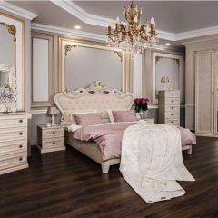 Спальня Афина 5-х ств. шкаф (Крем корень) в Нефтекамске - neftekamsk.mebel24.online | фото