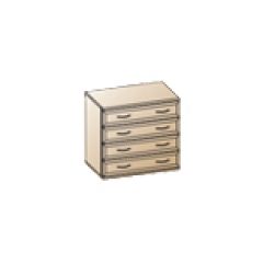Спальня Карина композиция 5 (Снежный Ясень) в Нефтекамске - neftekamsk.mebel24.online | фото 3