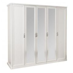 Спальня Мишель 5-ти ств (белый матовый/экокожа) в Нефтекамске - neftekamsk.mebel24.online | фото 2