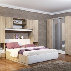 Спальный гарнитур Линда (модульный) в Нефтекамске - neftekamsk.mebel24.online | фото 2