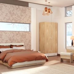 Спальный гарнитур Линда (модульный) в Нефтекамске - neftekamsk.mebel24.online | фото 3