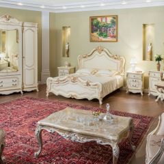 Спальный гарнитур Мона Лиза (крем) 1600 в Нефтекамске - neftekamsk.mebel24.online | фото