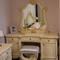 Спальный гарнитур Мона Лиза (крем) 1800 в Нефтекамске - neftekamsk.mebel24.online | фото 9