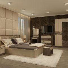 Спальный гарнитур Николь (модульный) в Нефтекамске - neftekamsk.mebel24.online | фото