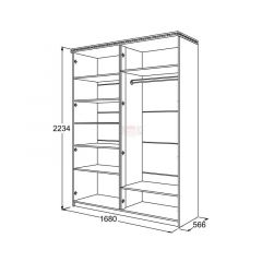 Спальный гарнитур Ольга-13 (модульный) в Нефтекамске - neftekamsk.mebel24.online | фото 31
