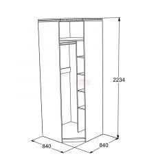Спальный гарнитур Ольга-13 (модульный) в Нефтекамске - neftekamsk.mebel24.online | фото 33