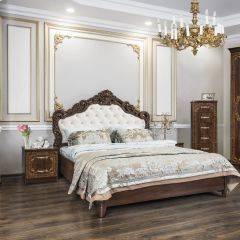 Спальный гарнитур Патрисия (караваджо) в Нефтекамске - neftekamsk.mebel24.online | фото