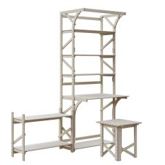 Стеллаж+стол Конструктор Арт.СRСт1-1 в Нефтекамске - neftekamsk.mebel24.online | фото 3
