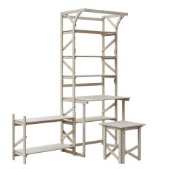 Стеллаж+стол со стойкой Конструктор Арт.СRСт2-1 в Нефтекамске - neftekamsk.mebel24.online | фото 3