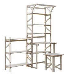 Стеллаж+стол со стойкой Конструктор Арт.СRСт2-1 в Нефтекамске - neftekamsk.mebel24.online | фото 5