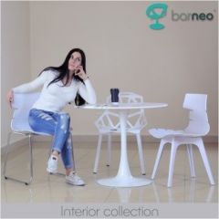 Стол Barneo T-3 Tulip style (RAL9003 белый, D80) в Нефтекамске - neftekamsk.mebel24.online | фото 6