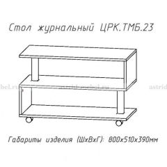 Стол журнальный №23 в Нефтекамске - neftekamsk.mebel24.online | фото 4