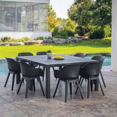 Стол раскладной Джули (Julie Double table 2 configurations) Графит в Нефтекамске - neftekamsk.mebel24.online | фото 7