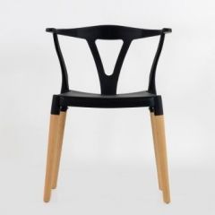 Стул Barneo N-218 Wishbone интерьерный кухонный черный в Нефтекамске - neftekamsk.mebel24.online | фото 3