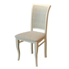 Стул М15 (жаккард №40) массив слоновая кость (2 шт.) в Нефтекамске - neftekamsk.mebel24.online | фото
