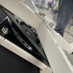 Стул MAVERICK 360 град. поворот. BLUVEL-40 BEIGE/ белый каркас, М-City в Нефтекамске - neftekamsk.mebel24.online | фото 4