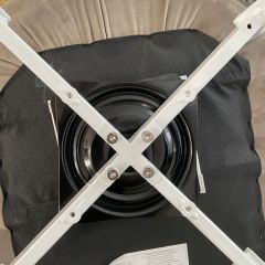 Стул MAVERICK 360 град. поворот. BLUVEL-40 BEIGE/ белый каркас, М-City в Нефтекамске - neftekamsk.mebel24.online | фото 5