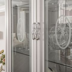 Витрина двухстворчатая Мишель в Нефтекамске - neftekamsk.mebel24.online | фото 3