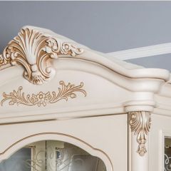 Витрина одностворчатая Мона Лиза (крем) в Нефтекамске - neftekamsk.mebel24.online | фото 5