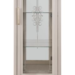 Витрина одностворчатая Мокко (бежевый) в Нефтекамске - neftekamsk.mebel24.online | фото 2