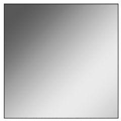 Зеркало Corsica 500х500 black без подсветки Sansa (SB1063Z) в Нефтекамске - neftekamsk.mebel24.online | фото 1