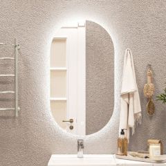 Зеркало Дакка 800х500 с подсветкой Sansa (GL7036Z) в Нефтекамске - neftekamsk.mebel24.online | фото 7
