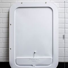 Зеркало Elis 100 white с подсветкой Sansa (SEe1045Z) в Нефтекамске - neftekamsk.mebel24.online | фото 5