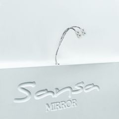 Зеркало Gia 75 white с подсветкой Sansa (SGa1044Z) в Нефтекамске - neftekamsk.mebel24.online | фото 5