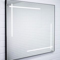 Зеркало Ray 100 black с подсветкой Sansa (SR1035Z) в Нефтекамске - neftekamsk.mebel24.online | фото 3