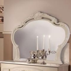 Зеркало в раме к кровати 1800 (08.250) Ирина (беж) в Нефтекамске - neftekamsk.mebel24.online | фото