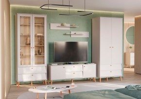 АФИНА Гостиная (модульная) кашемир серый в Нефтекамске - neftekamsk.mebel24.online | фото 1