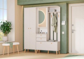 АФИНА Прихожая (модульная) кашемир серый в Нефтекамске - neftekamsk.mebel24.online | фото 1